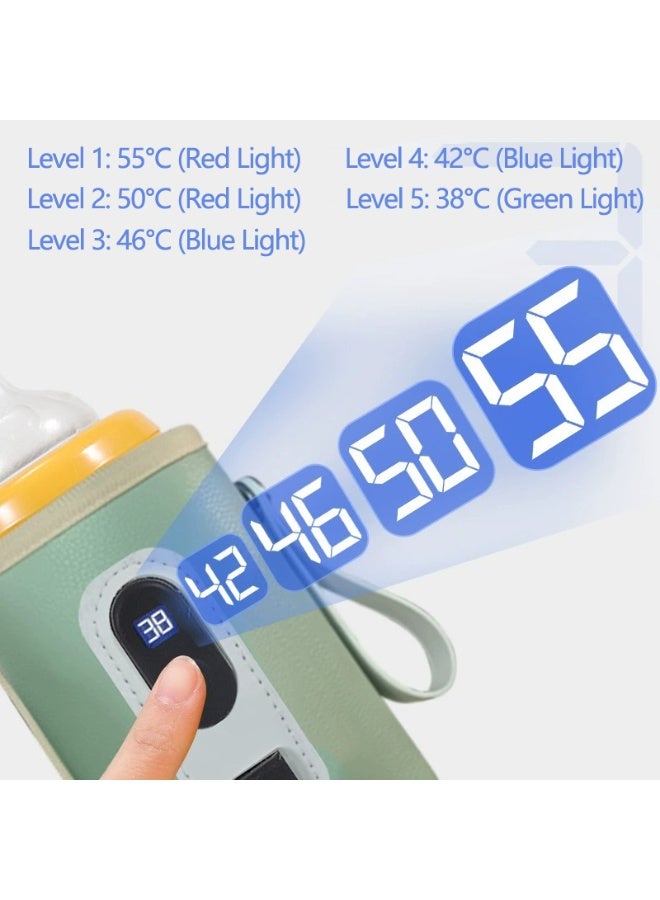 Universal Baby Bottle Warmer | USB Portable Milk Heating Sleeve for Indoor & Outdoor Use, Home & Travel - Image 2